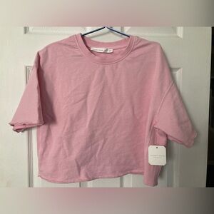 Altar'd State Soft Pink Crew Neck Tee